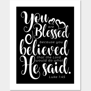 you are blessed Posters and Art